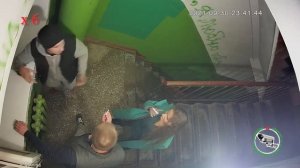 Курят в подъезде.