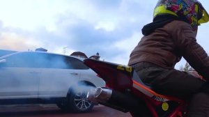 Сеня в Автосервисе Сделал колеса из Арбуза!