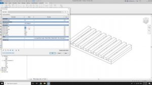 Revit Modeling Exercise - Parametric bi-fold shade panel family