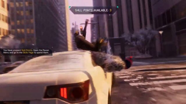 Marvel's Spider-Man: Miles Morales, stop the car without taking damage