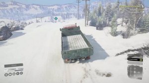 SnowRunner. Кольский полуостров. Обследуем карту «Ковдозеро»3 Нашел переход в Имандру.