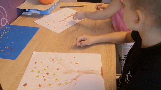 Простая осенняя поделка. смотреть онлайн