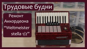 Трудовые будни / Ремонт Аккордеона "Weltmeister stella 1/2"