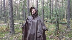 Накидка-Пончо. Сплав. Защита от дождя. Forest travel. Protection from rain