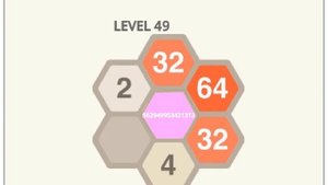 【2048 all tiles】the 2^1 to 2^100(1N tile) in a hexic 2048 tile