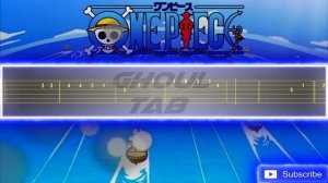 One Piece Opening 1 - We Are! (Guitar Tab 譜 Tutorial)
