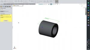 06 Резьбовые отверстия на цилиндрических поверхностях в SolidWorks