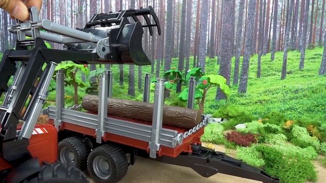 Мусоровоз, Экскаватор, Полицейская машина и Лесовоз. Забавные истории про игрушки смотреть онлайн
