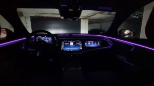 NEW Mercedes Benz E-class (W214) - Digital LED lights (cool animation options, low & high beam test