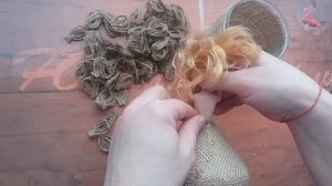 DIY КУКЛА - ШКАТУЛКА ИЗ ДЖУТА СВОИМИ РУКАМИ // КУКЛА  -  ШКАТУЛКА РУЧНАЯ РАБОТА // Easy DIY.