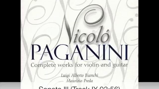Paganini - Complete works for violin and guitar CD 4-9 (Centone di sonate-4)
