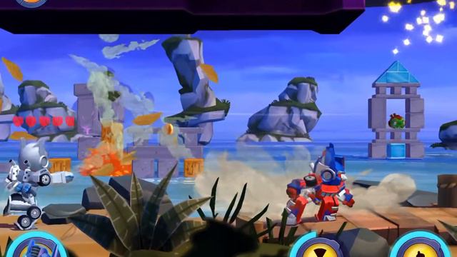 Angry Birds Transformers - SoundBlaster Unlock Gameplay смотреть онлайн