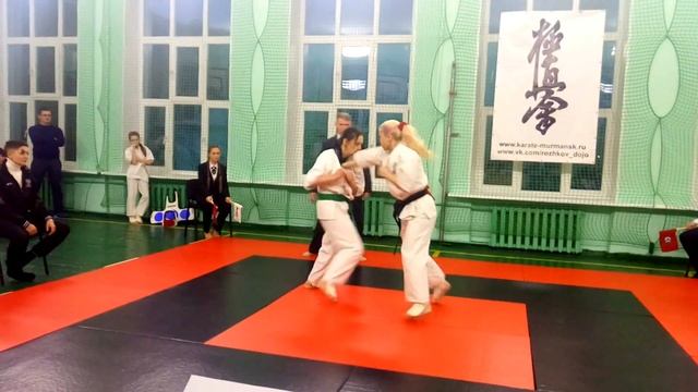 Кочанова Анна - Чемпионат и первенство города Мурманска по Киокусинкай - Кумитэ - 2017