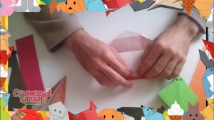 Оригами. Как сделать из бумаги Санта-Клауса. ч.2