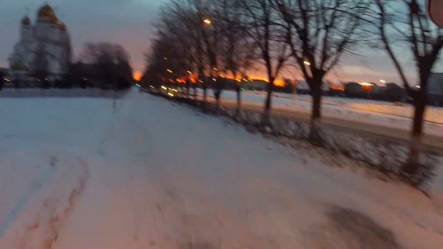 Моноколесо Ninebot Z10 по снегу и льду на ветру -14С 261220 смотреть онлайн