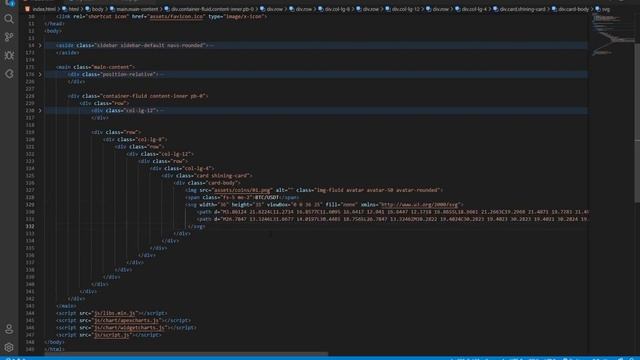 Build a Responsive Admin Dashboard Using HTML CSS & JavaScript & Bootstrap | Coinex Lite Dashboard