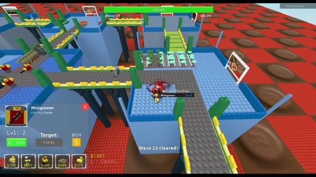 Выиграл один на Easy Mode | Роблокс Retro Tower Defense Simulator смотреть онлайн