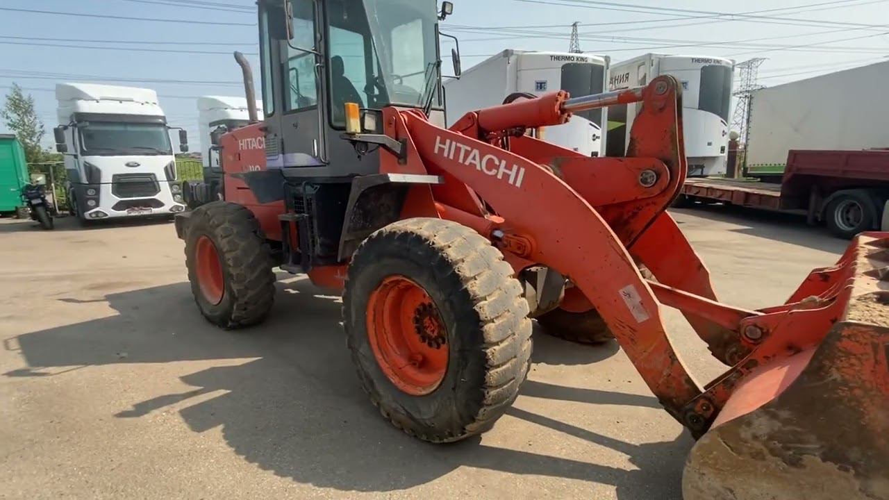 Фронтальный погрузчик HITACHI LX 110-7, 2007 смотреть онлайн