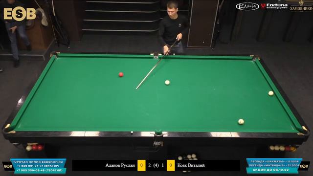 Аданов Руслан - Коак Виталий | 4 стол | 24 ТУР Legend CUP "Корона" | БК ЛЕГЕНДА | 03-04/12/22 смотреть онлайн