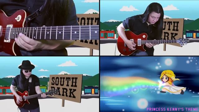 South Park Rock Medley - Blame Canada/Uncle F*cka/Etc. (Guitar Cover) || String Player Gamer
