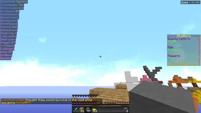 SafeWalk Module | Minecraft Let's Hack | Free Minecraft Hack Client смотреть онлайн