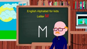 Английский алфавит - буква M | Учим английский алфавит| Развивающее видео для детей