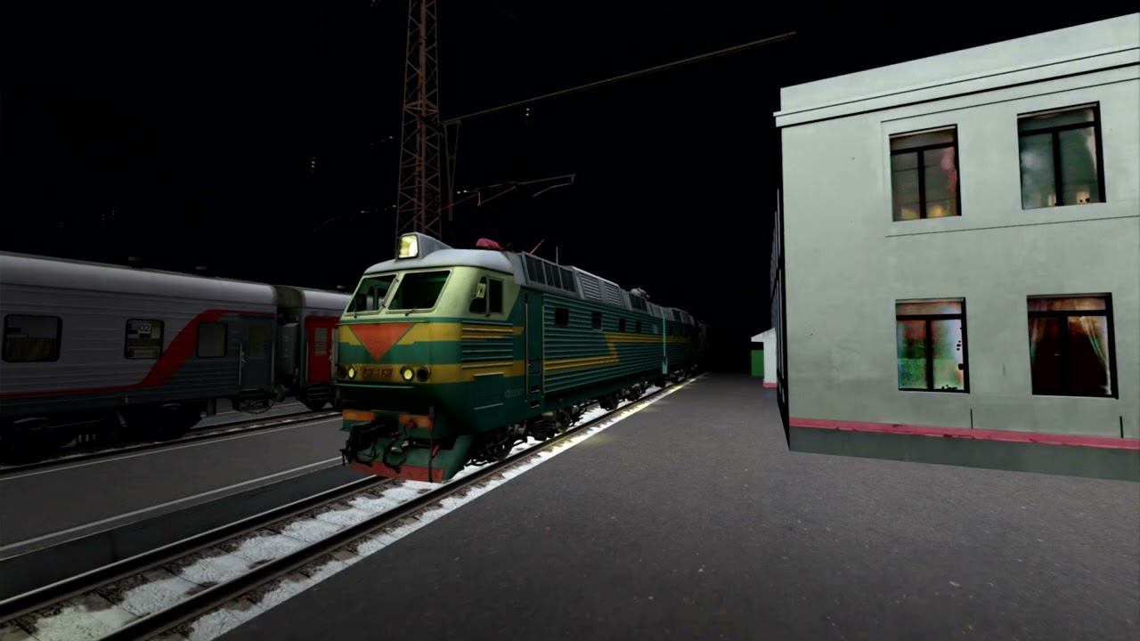 Train simulator classic ЧС-7 встречаем рассвет Орел-Тула смотреть онлайн
