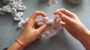 Вязание овальных деталей из Alize Puffy