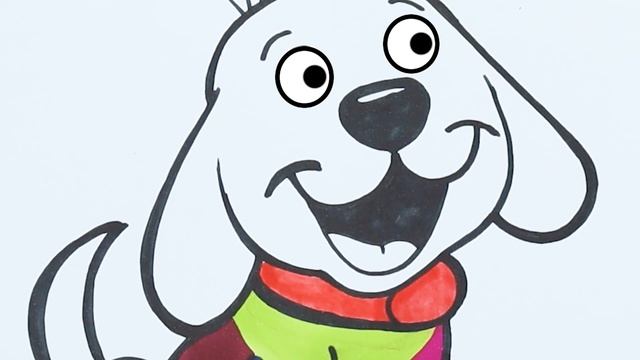 Красочная собака ? Узнать цвета ? Учить животных - Выучить английский язык смотреть онлайн