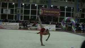 Соревнования по художественной гимнастики 2017 упражнение со скакалкой