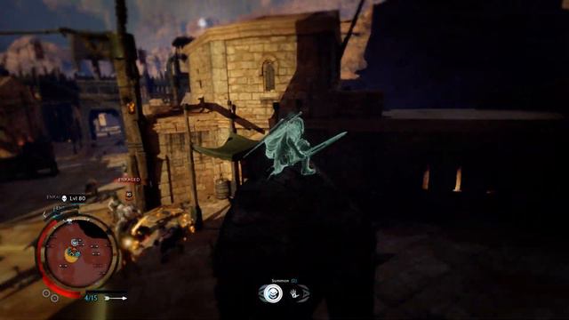 SHADOW OF WAR - NECROMANTIC CHOPPER OVERLORD TANK IN CURSED STRONGHOLD смотреть онлайн