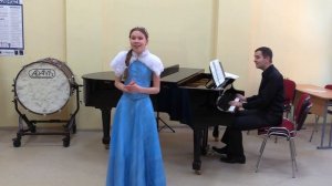 Гиричева Надежда.
Д.Верди, «Песня Оскара» из оперы «Бал-маскарад»