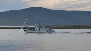 Шхуна рыбацкая п.Пахочи лето2022г.