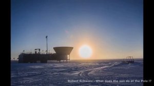 Полярный День в Антарктиде. Видео для сторонников Плоской Земли.