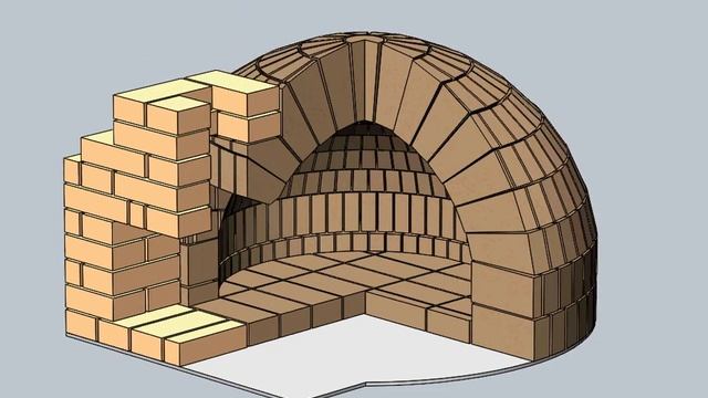 Помпейская печь своими руками чертежи порядовки и описание