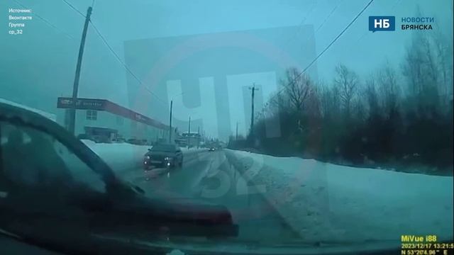 В Брянске на улице Шоссейной в ДТП попали два автомобиля