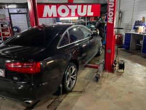 Замена масла в DSG Audi A6 S-tronic DL501 0b5