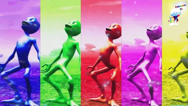 Green Alien VS VS Patila VS Гумми Берр VS Me Kemaste Забавный ветной танцевалльный Челлендж смотреть онлайн