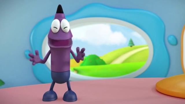 Каракули. Серия 16 - Как нарисовать зебру. Обучающие мультфильмы для малышей смотреть онлайн