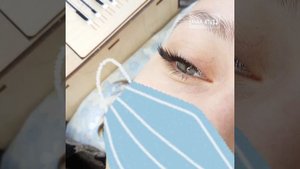 Наращивание ресниц, L изгиб