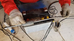 Споттер из аккумулятора своими руками