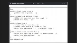 Java SE8 OCPJP 1z0-809 EP5#Java #1z0809 #Oracle