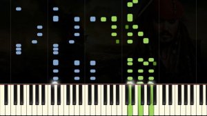 PIRATES OF THE CARIBBEAN - HE'S A PIRATE - Piano Tutorial