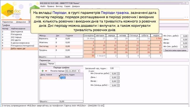 Як створити новий графік робочого часу працівника смотреть онлайн