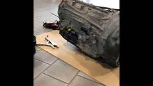 Замена АКПП Cayenne Turbo 2013 , Replacing the automatic transmission Cayenne Turbo 2013