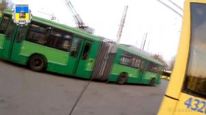 Киевский троллейбус- Замена контактных вставок головки токоприемника типа 5-РВ 30.11.2020