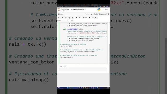 Crea una Aplicación Tkinter Colorida: Aprende a Cambiar Colores de Fondo Dinámicamente con Python