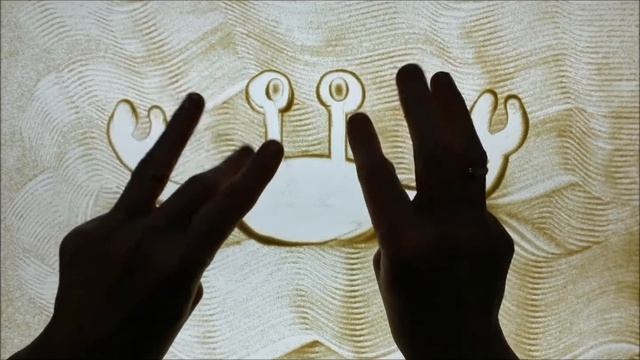 Sand-Art песочные художники 5+. Рисуем крабика. смотреть онлайн