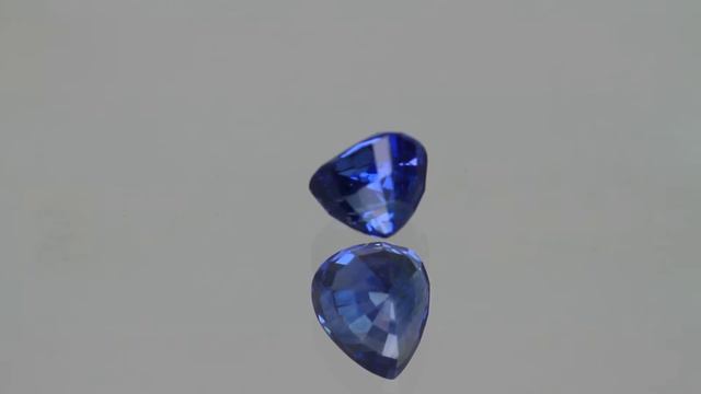 2.57 Carat Pear Shaped Ceylon Sapphire Gemstone смотреть онлайн