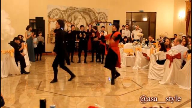 ASA STYLE в Замке Шато Эркен лезгинка на свадьбе